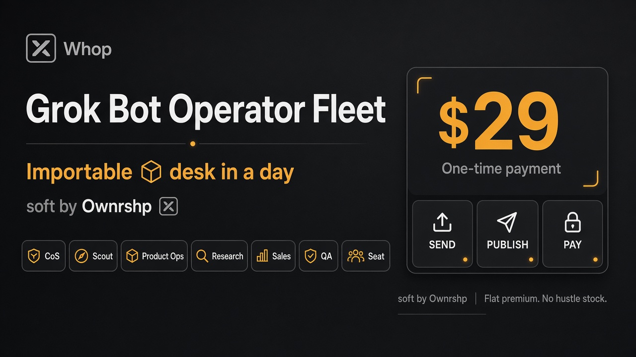 Grok Bot Operator Fleet